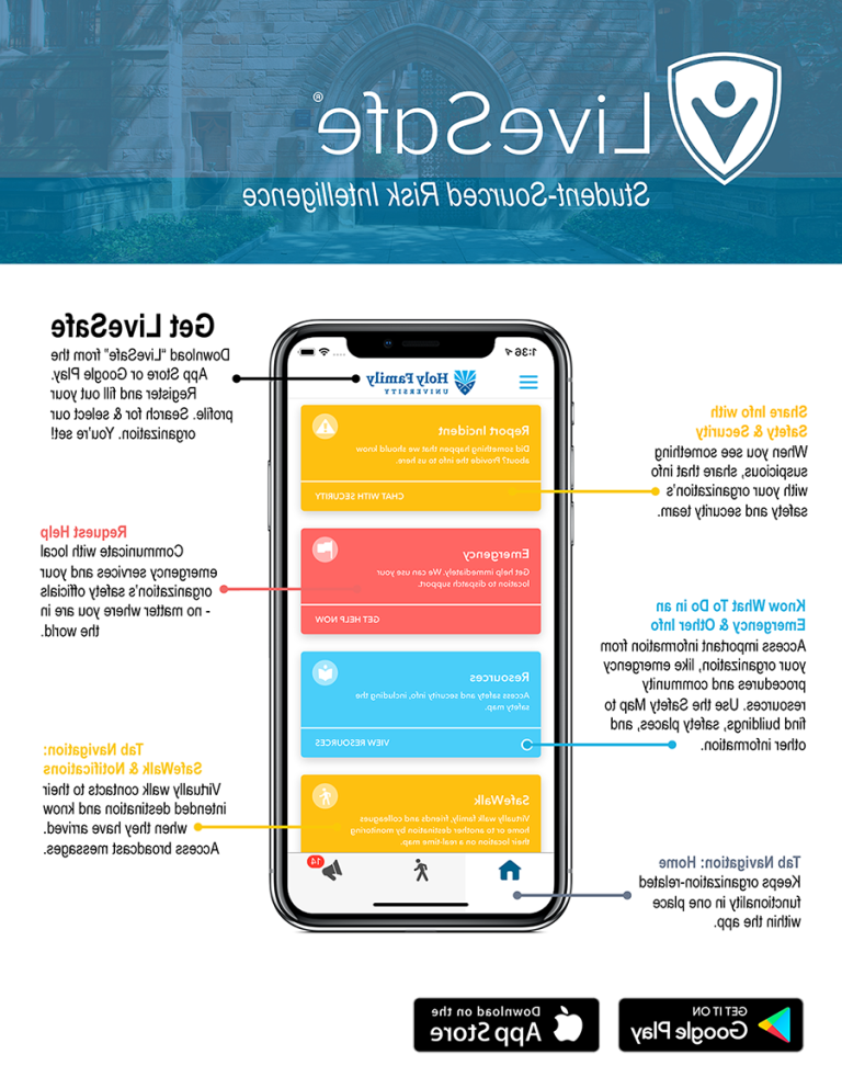 LiveSafe App Directions for Download